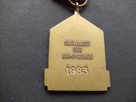 Rosmalen (Noord-Brabant ) ontvangst der kampioenen 1983 (2)